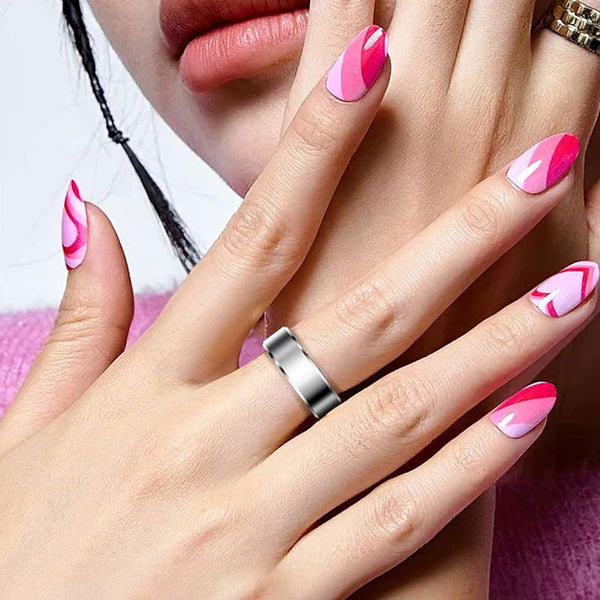 Veile Studios 2025 New! Xiaomi Smart Ring For Men & Women. Tracks Heart Rate Blood Oxygen Sleep. 5Atm Waterproof Fitness Tracker Rings