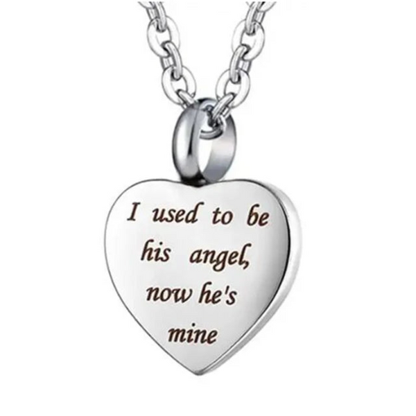 Custom Stainless Steel Cremation Ash Jewelry Heart Urn Necklace Pendant Funnel Fill Kit Necklaces & Pendants