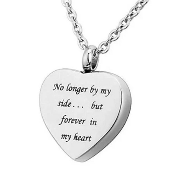 Custom Stainless Steel Cremation Ash Jewelry Heart Urn Necklace Pendant Funnel Fill Kit Necklaces & Pendants