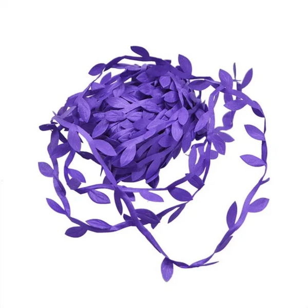10 Meter Silk Leaf Shaped Handmake Artificial Green Leaves For Wedding Decoration Diy Wreath Gift Scrapbooking Craft Fake Flower Venue Decorations