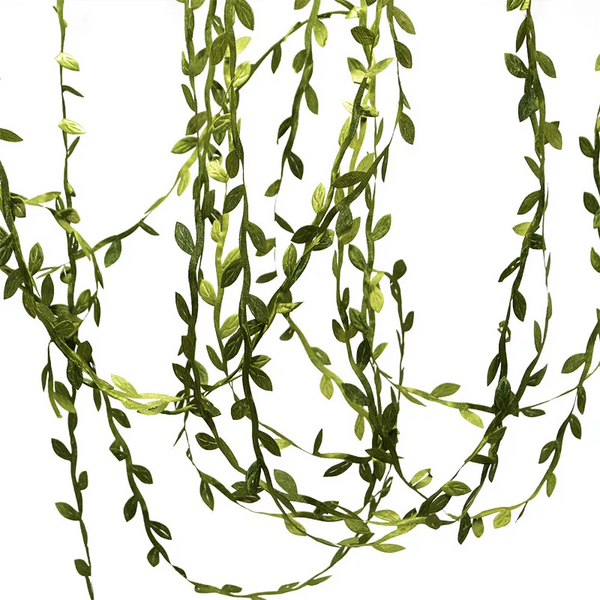 10 Meter Silk Leaf Shaped Handmake Artificial Green Leaves For Wedding Decoration Diy Wreath Gift Scrapbooking Craft Fake Flower Venue Decorations