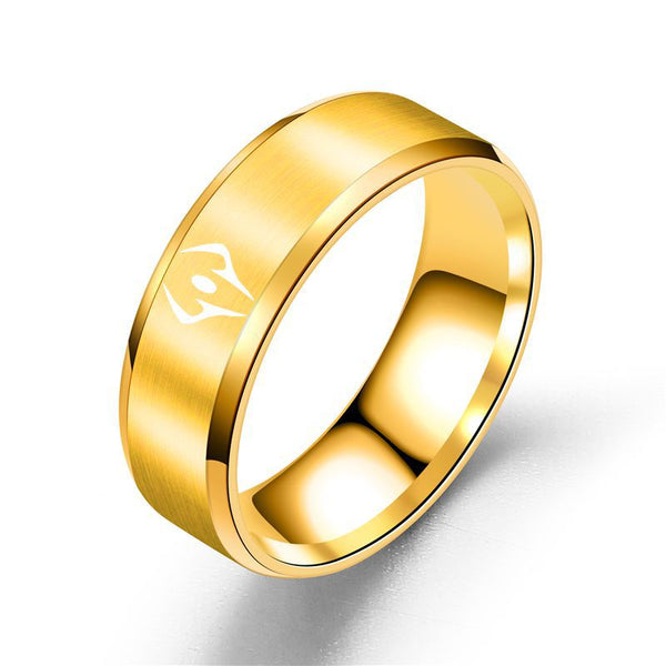 Curse King Cos Stainless Steel Ring Two Faced Sukuna Impression Jujutsu Kaisen Jewelry Yuji Itadori Anime Rings