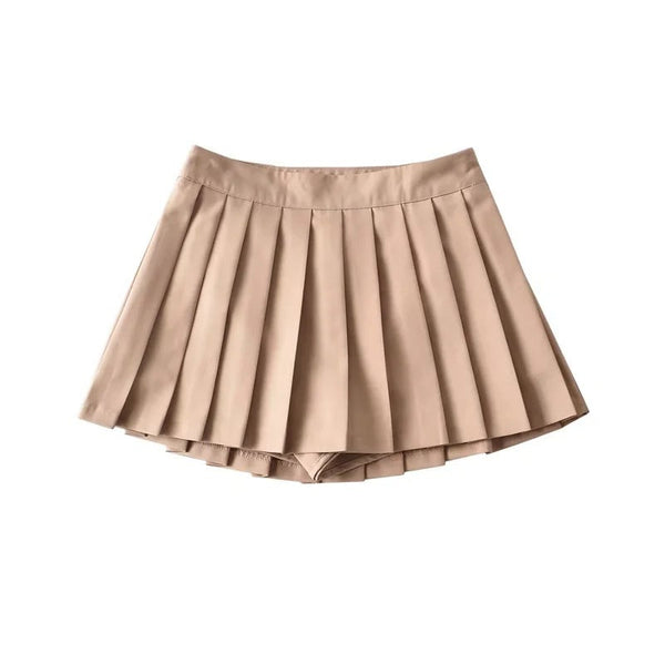 Girls Pleated Skirt Women's Summer Short Korean Style High Waist A Line Skirts