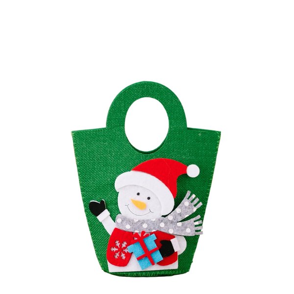 Christmas Decorations Creative Cartoon Carry Bag Santa Claus Gift Children's Candy Apple Seasonal Decorations