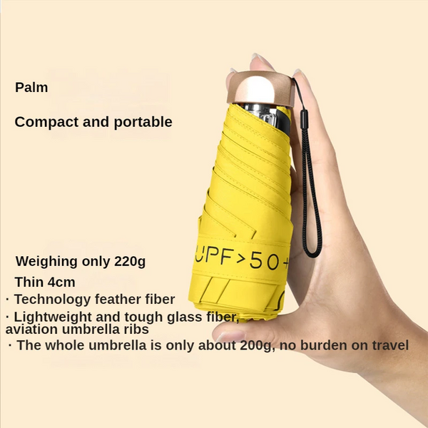 Mini Pocket Rain Umbrella Sun Shade Women Uv Capsule Business It Umbrellas