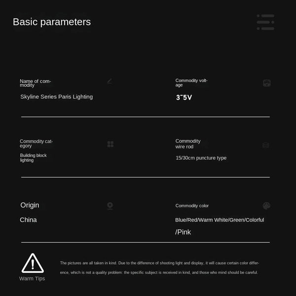 Vonado Lighting Is Compatible With Lego 21044 Building Blocks Skyline Paris City Led Accessories Set Building Toys Sets & Packs