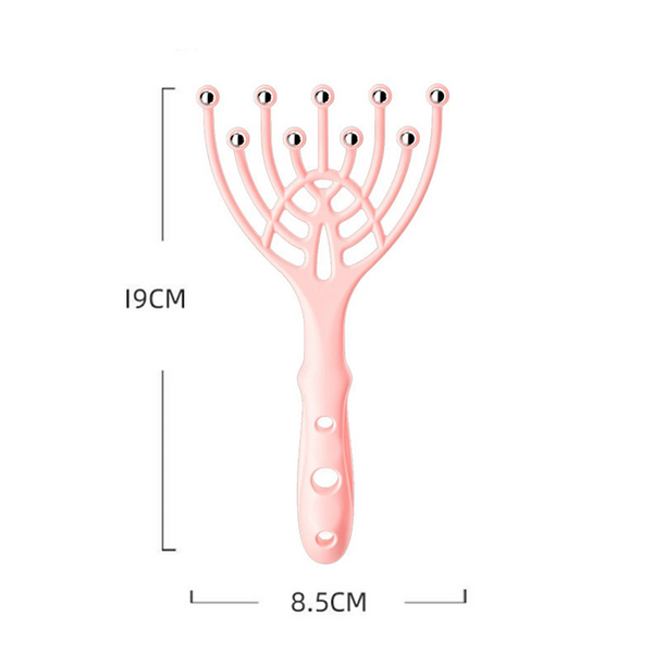 Head Massager 9 Claws Scalp Manual Steel Ball Relaxation Massagers