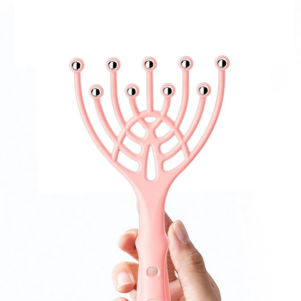 Head Massager 9 Claws Scalp Manual Steel Ball Relaxation Massagers