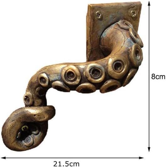 Steampunk Retro Octopus Door Handle Resin Craft Door Knobs
