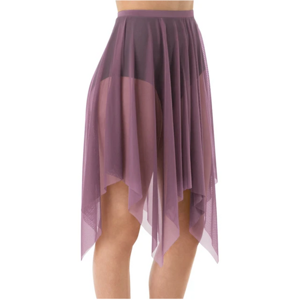 Mesh Wraps Ballet Classwear Dance Skirt Competition Performance Clothes Elastic Waistband Non Briefs Attached Skirts
