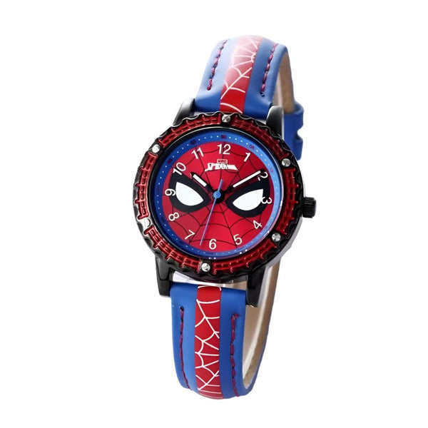 Veile Studios Children Spiderman Quartz Watch Luminous Pointer Boys Wristwatch For Kids Children's Watches