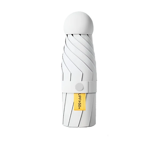 New Anti Uv Enlarged Dual Purpose Sun Umbrella Small Sunscreen Black Rubber Parasol Parag Mini Capsule Umbrellas