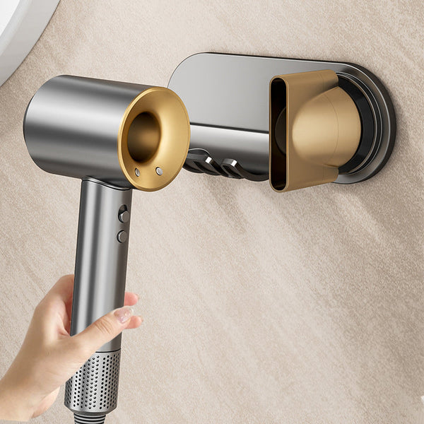 No Drill Magnetic Hair Dryer Wall Mount Synthetic Plastic For Dyson / Leihen Kexi Colours Gray And White Hair Dryers