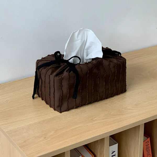 Korean Style Living Room Tissue Box Cover Cake Design Decorative Fabric Holde Cute Home Tissue Box Covers