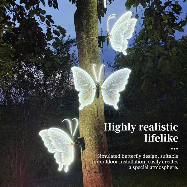 Automatic Fluttering Butterfly Lights With Realistic | Led Fairy Decor For Wedding & Party Wings