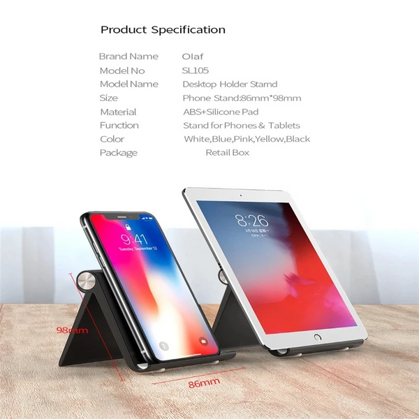 Phone Holder Stand Mobile Smartphone Support Tablet For Iphone 14 13 Desk Mounts & Holders