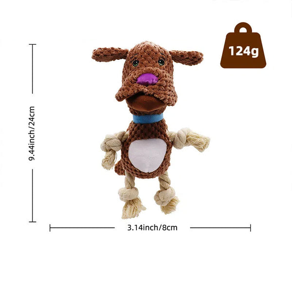 Pet Voice Relieves Bore Golden Retriever Dog Toy Plush Interactive Teeth Cleaning Teeth Grinding Medium Sized Dog Dog Toys