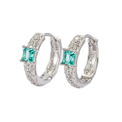 Veile Studios 925 Sterling Silver Daily Versatile Platinum Plated Elegant Casual Earrings