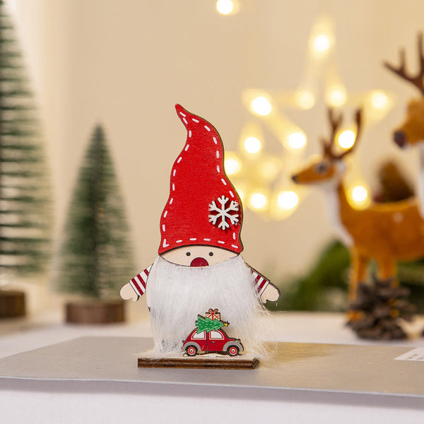 Christmas Diy Decoration Creative Santa Claus Display For And Desktop Seasonal Decorations