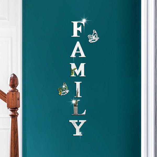 Acrylic Room Entrance Porch Background Decoration Wall Stickers