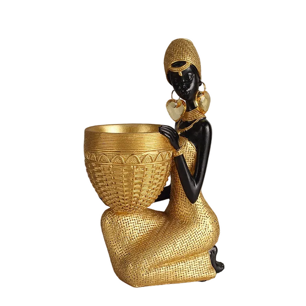 African Girls' Home Resin Ornaments And Character Decorations Sculptures & Figurines