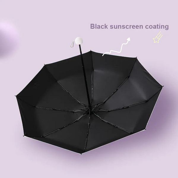 Colorful Gradient Mini Umbrella 8 Ribs Luxury Women Anti Uv Parasol 5 Folding Fashion Sunscreen Small Manual Umbrellas