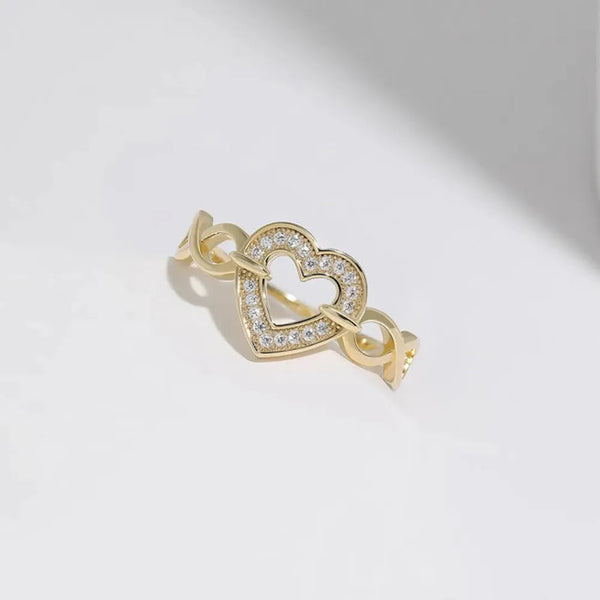 925 Sterling Silver Heart Ring Rings