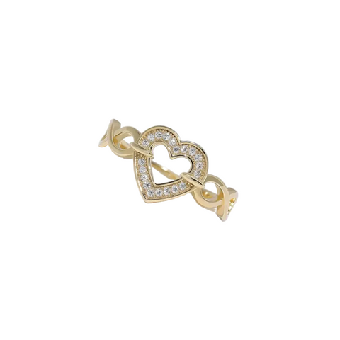 925 Sterling Silver Heart Ring Rings