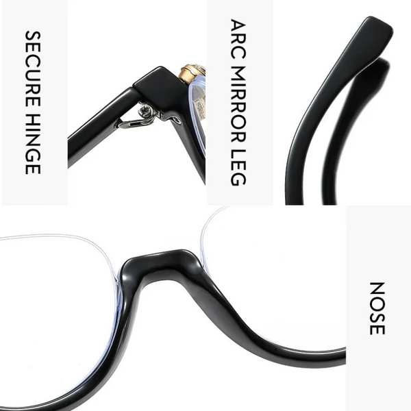 Transparent Cat Eye Prescription Glasses Frame Women Men Eyewear Optical Spectacle Diamond Clear Lens Eyeglasses Eyeglass Frames