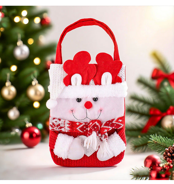 Christmas Knitted Gift Bag Gift Bags