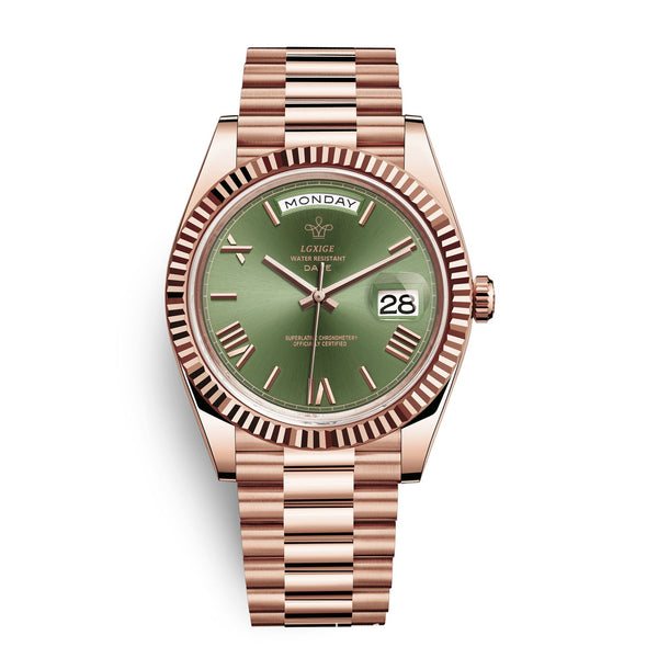 Fashion Style Brand Classic Sunday Calendar Watch Men's Quartz Waterproof Wristwatch Watches
