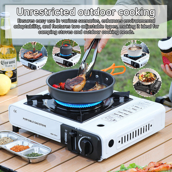 Gas Camping Stove 2.2Kw Outdoor Cooker With Full Kit (Pot Stand & Carry Case) Camping Stoves