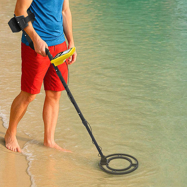 Traderight Metal Detectorwaterprooflcd Display24cm Coil Metal Detectors