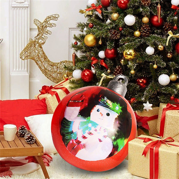 Giant Christmas Ornament Ball Outdoor Pvc 60Cm Inflatable Bauble
