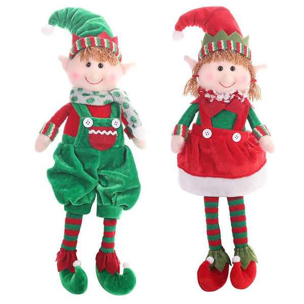 48Cm Cute Christmas Elf Soft Toy Decoration Seasonal Decorations