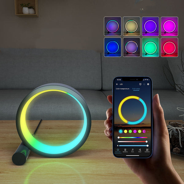 Lamps Colourful Smart Led Night Light Music Rhythm Induction Round Lamp