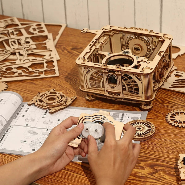 Diy Wooden Puzzle Model Construction Kit Children's Assembled Toys