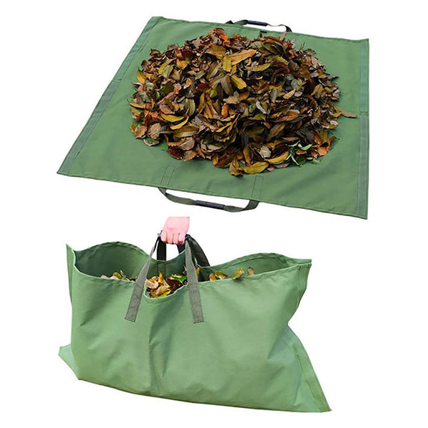 Garden Leaf Storage Outdoor Lawn Yard Waste Tarpaulin Container Recyclable Heavy Duty Garbage Tote Bags Garden Waste Bags