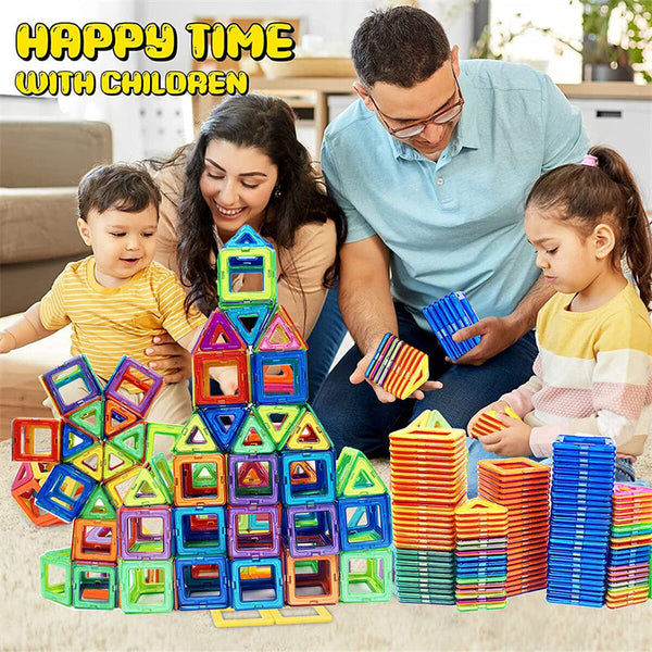Mag Netic Building Blocks Diy Nets Toys For Kids Designer Construction Set Gifts Children Building Toys Sets & Packs