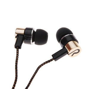 1.1M Noise Isolating Stereo In Ear Earphone With 3.5 Mm Jack Wired Headsets - Gold