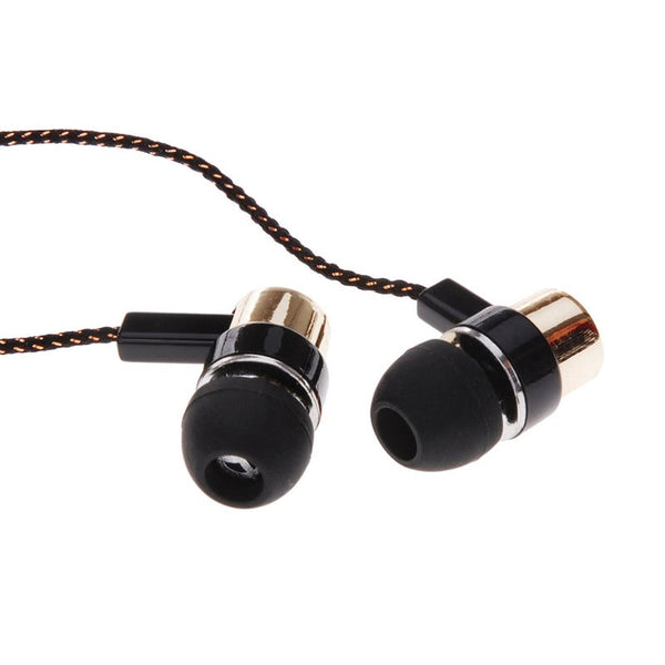 1.1M Noise Isolating Stereo In Ear Earphone With 3.5 Mm Jack Standard Gold