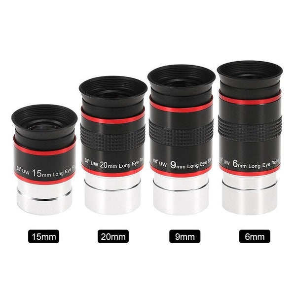 1.25Inch 68 Degree Wide Angle Eyepiece Planetary Lens Telescope Eyepieces & Lenses