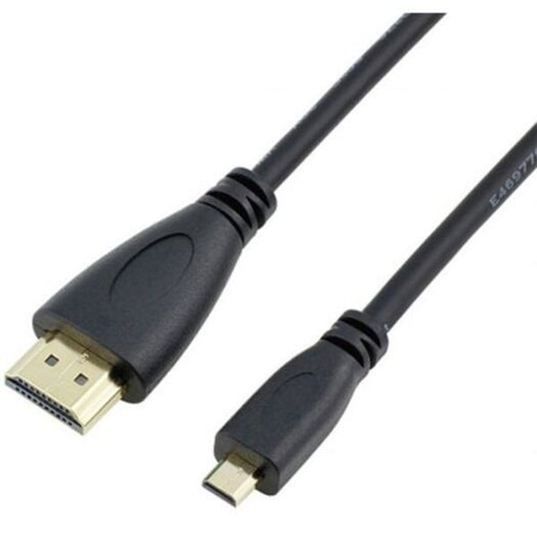 1.4V Hdmi Male To Micro Audio Cable 1.5M Black