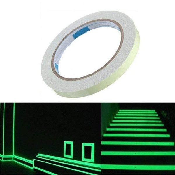 Decorative Stickers 1.5 X 300Cm Self Adhesive Luminous Tapes Warning Wall Stickers