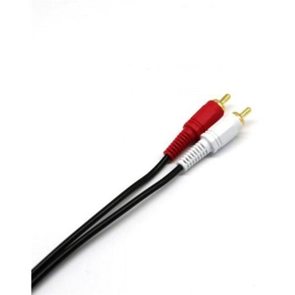 1.5M 3.5Mm Jack On Rca To Aux Connector Cables Black Audio Cables & Adapters
