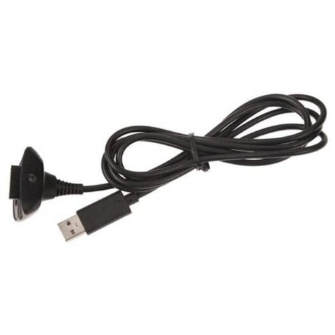 1.5M Black Usb Charging Cable Cord Charger For Xbox 360 Wireless Game Controller