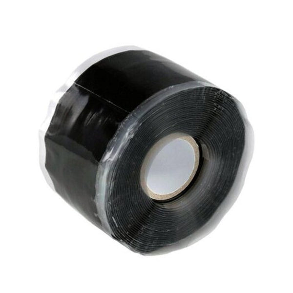 1.5M Extra Strong Weatherproof Self Bonding Silicone Sealing Tape For Coax Connectors Black