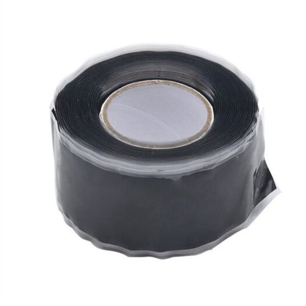 1.5M Extra Strong Weatherproof Self Bonding Silicone Sealing Tape For Coax Connectors Black Adhesive Tapes