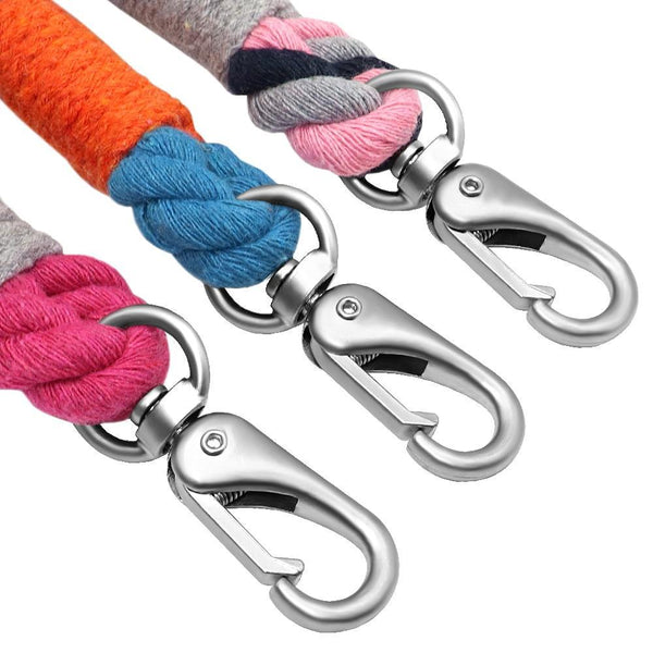 1.6 Metre Vibrant Rope Dog Leashes Leads & Head Collars