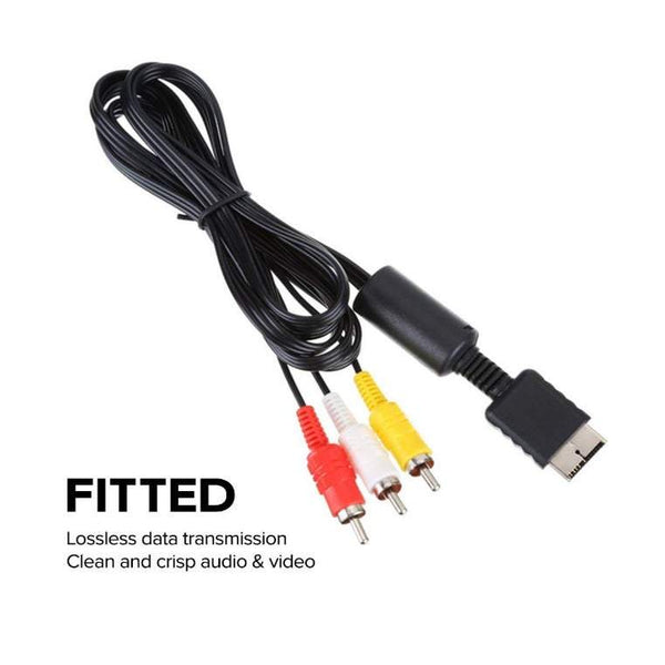 Gaming Consoles 1.8 M Composite Av To Rca Cable For Sony Playstation Ps2 Ps3 Psx Cables & Adapters